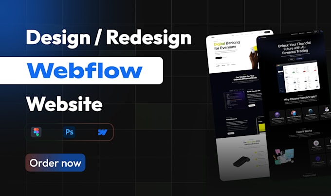 do webflow website, design and develop webflow website