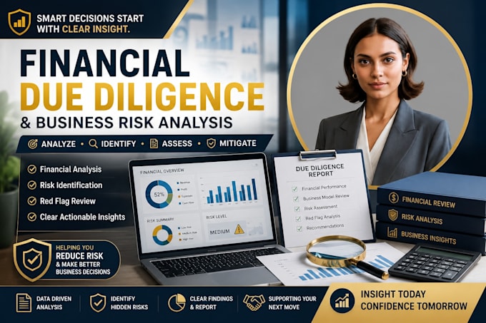 perform financial due diligence and business risk analysis