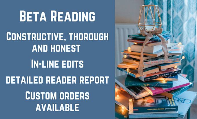 beta read your story and provide thorough feedback