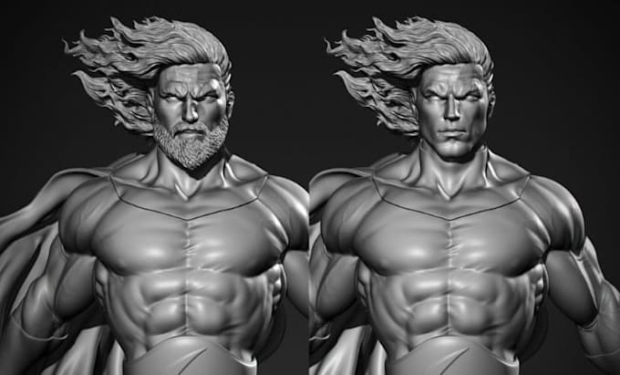 Studio Figure Modeling Sculpt 3d character modeling, miniature ready for 3d printing by Joel ...