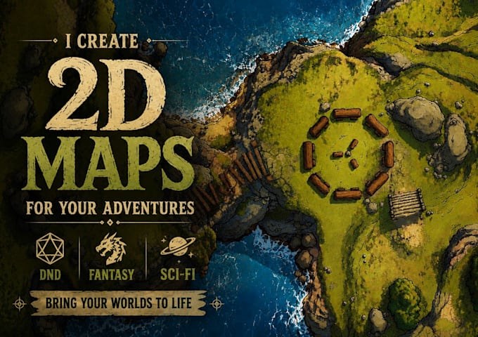 create dnd maps according to your request