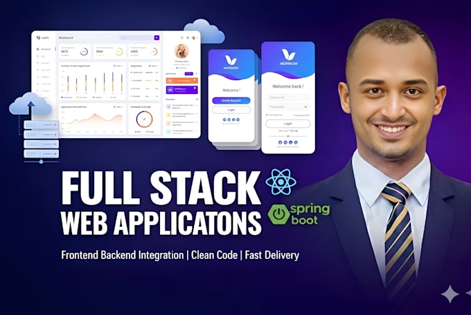 develop full stack web apps with react and spring boot