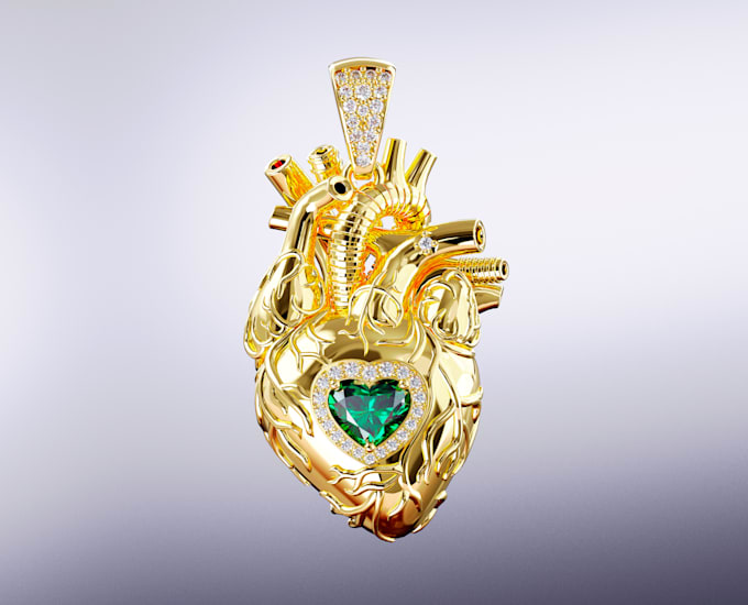 do jewelry cad design for 3d printing and rendering