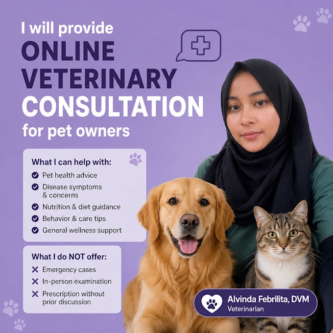 provide online veterinary consultation for pet owners