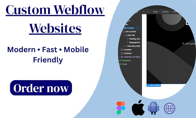 design a responsive webflow website webflow developer