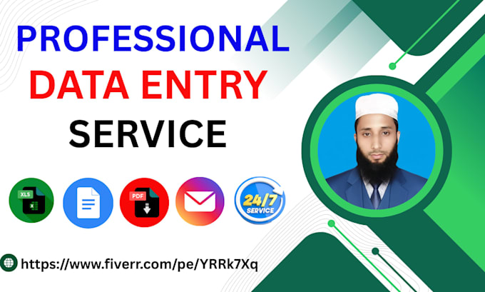 do accurate data entry and excel data formatting