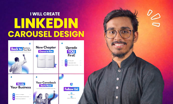 design linkedin carousel and lnstagram carousel posts