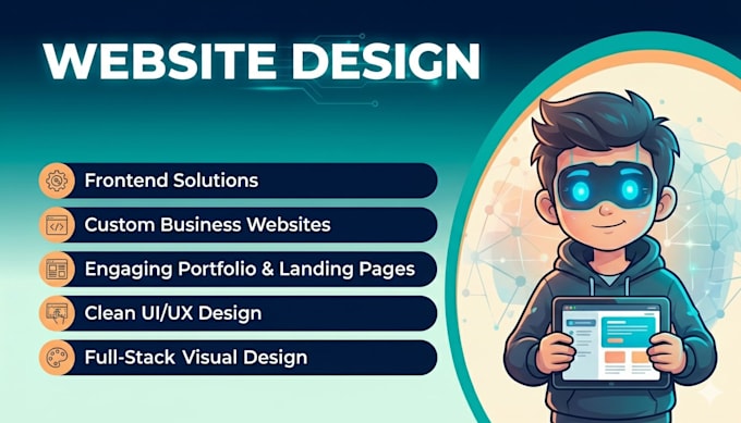 do custom website development, business websites, portfolio