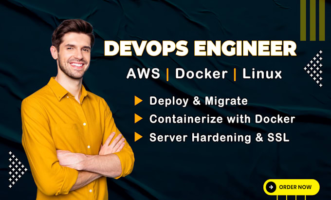 be devops developer for AWS, google cloud, azure, docker kubernetes