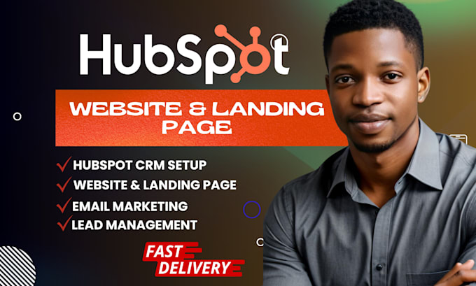 develop custom hubspot website, and hubspot landing page