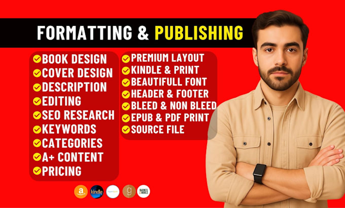 amazon KDP book formatting, kindle ebook formatting, amazon kdp book publishing
