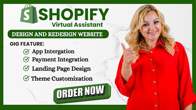 be your shopify dropshipping expert, shopify virtual assistant, shopify redesign