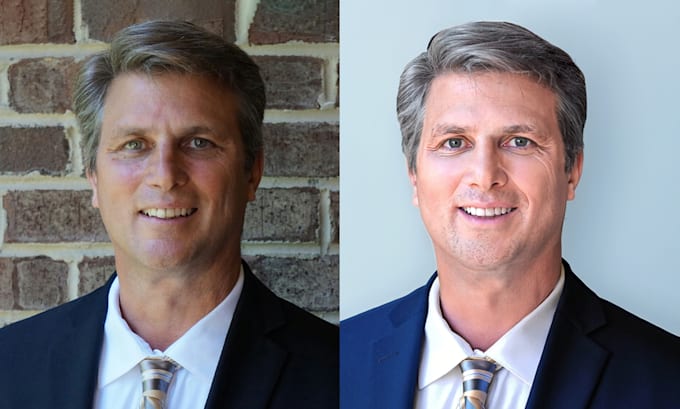retouch your headshot photo for linkedin CV and social media