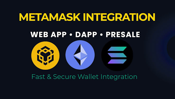 integrate metamask into your web app, dapp or crypto presale website