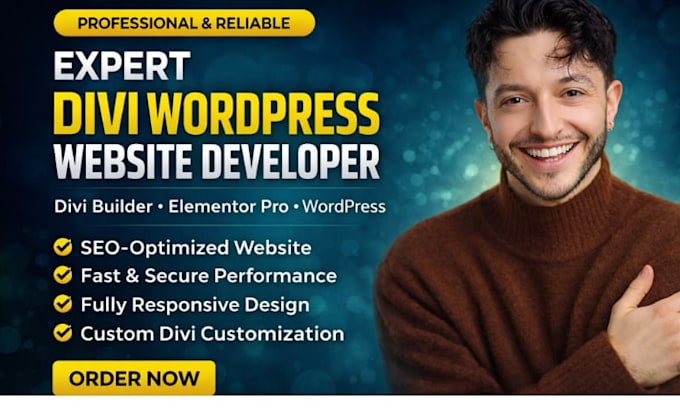 design or redesign divi wordpress website divi website design divi theme builder