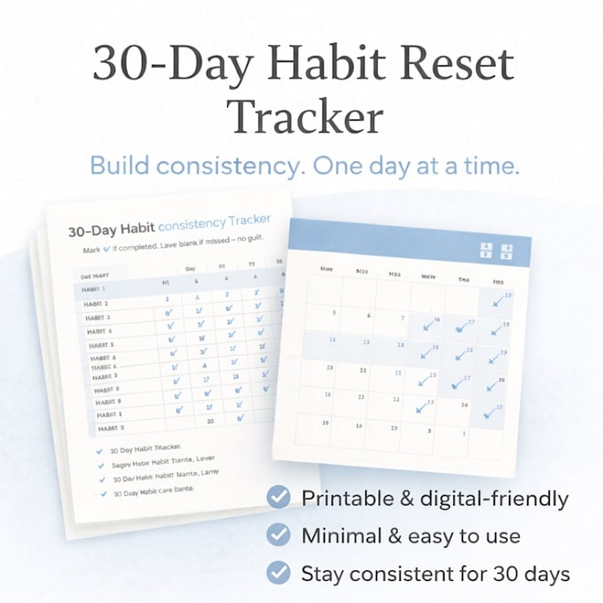 create a 30day habit tracker PDF for you