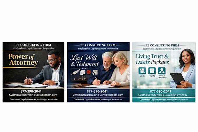 prepare your last will, codicil, trust, or power of attorney