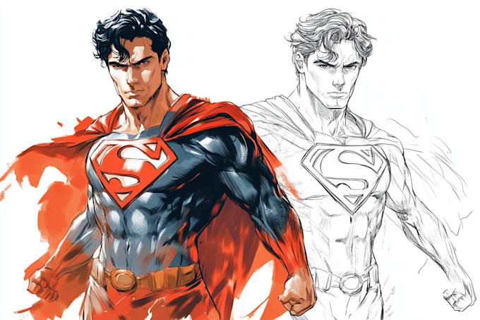 make professional comic superhero pop art portraits