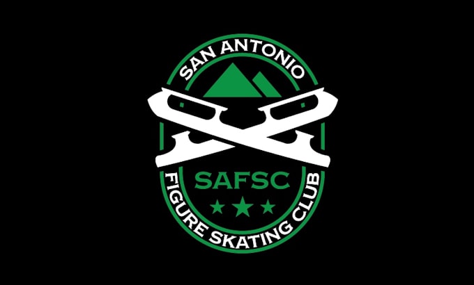 design unique figure skating club logo