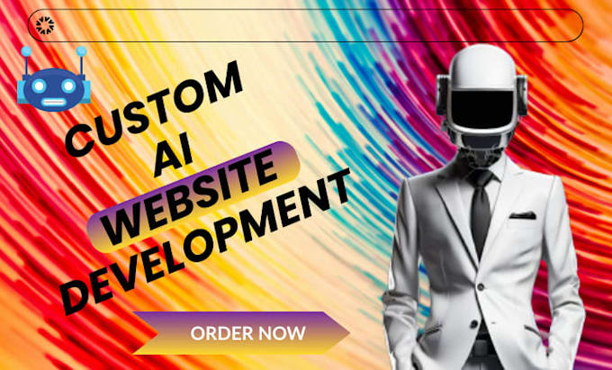 develop custom ai website, ai chatbot development, ai agency website
