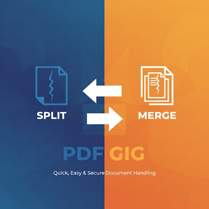 split, merge, and organize your PDF documents professionally
