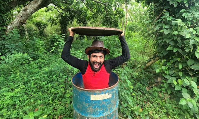 wish happy birthday with funny acting