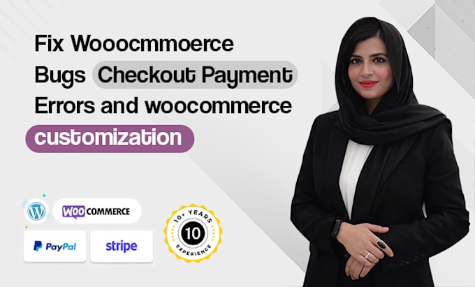 fix woocommerce bugs, checkout, payment, cart errors within hours