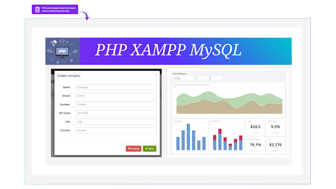 develop simple php project using xampp mysql
