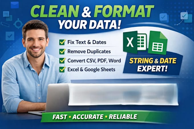 format , clean, and organize messy data in excel