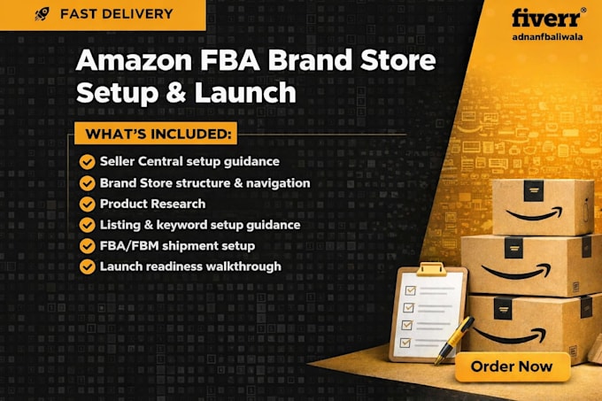be your amazon account manager, setup, launch with a clear 5 step process