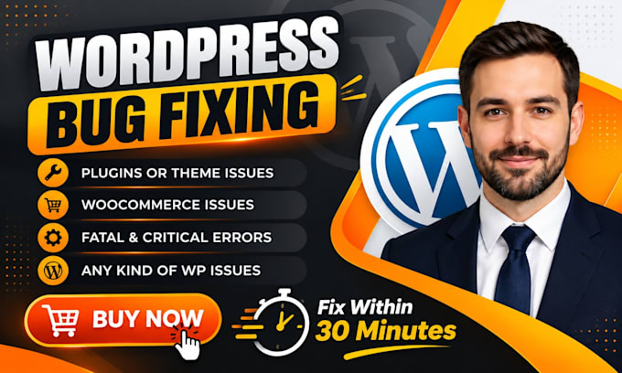fix wordpress issues, fix wordpress error, wordpress bug fix, woocommerce fix