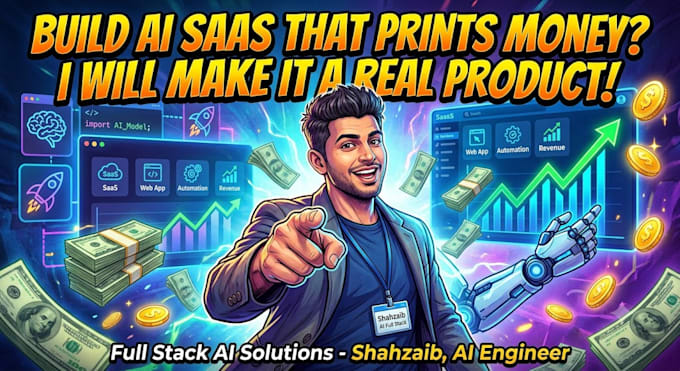 build saas, website and full stack software as ai software developer