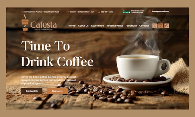 build private label coffee website cafe beverage, green tea matcha brand store