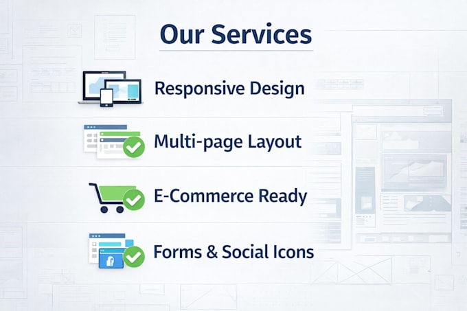 design a responsive front end website