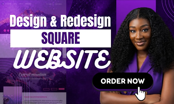 create business square website design or square online store square ecommerce