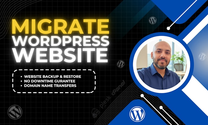 migrate, transfer, backup, move, restore wordpress website