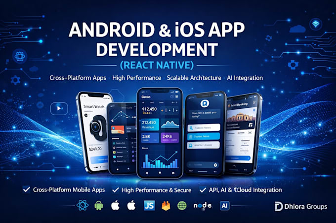 build android and ios apps in react native