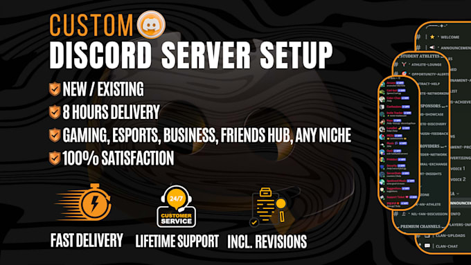 setup custom discord server for you