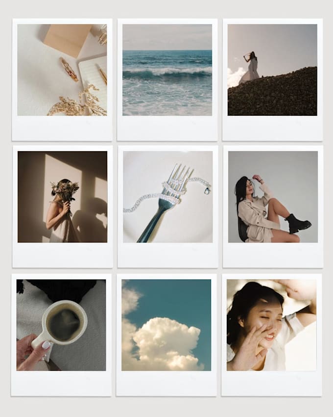 create aesthetic social media content