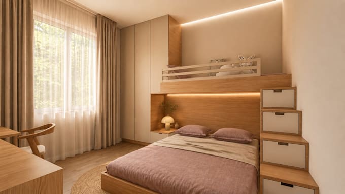 design stylish kids bedroom
