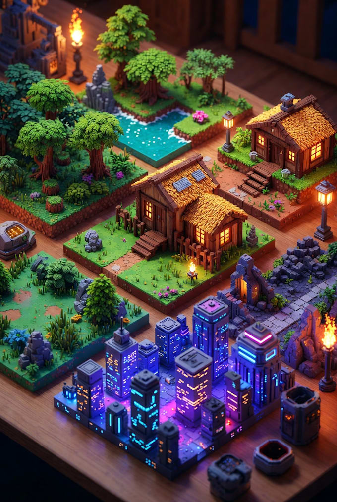 create custom 16x16 pixel art tileset for your game