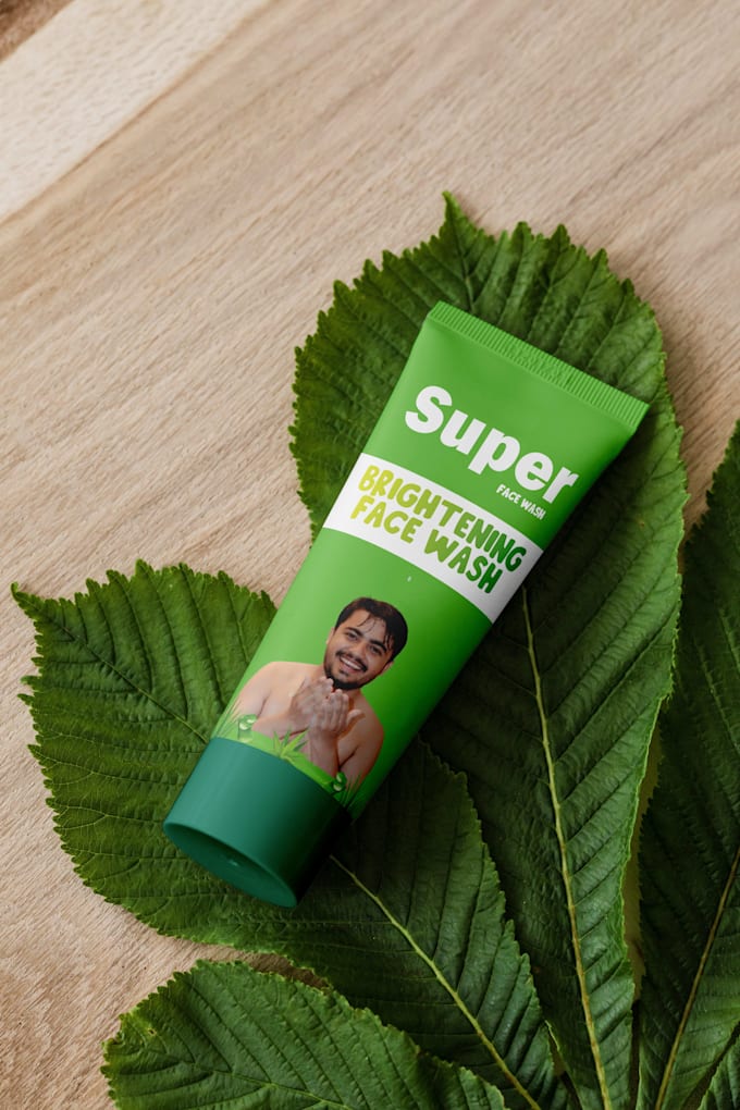 local face wash label skincare