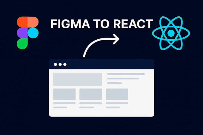 convert your figma design into a fast react website