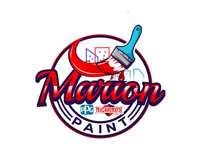 do make an modern custom painting logo