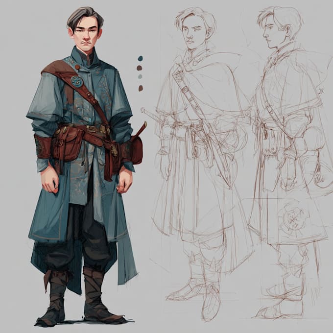 do  amazing  dnd character for you