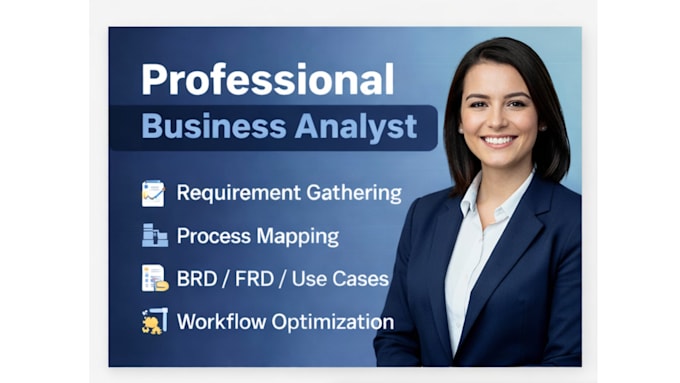 be your business analyst for requirement gathering and documentation