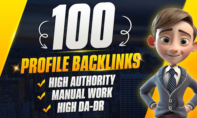 profile backlinks high authority white hat SEO da DR 90 plus