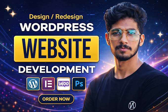 Create responsive wordpress website design and development by ...
