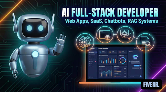 develop ai powered web applications, saas, and chatbots