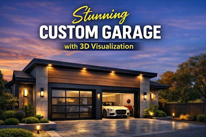 Design a stunning custom garage with 3d visualization by Alexturner10 ...
